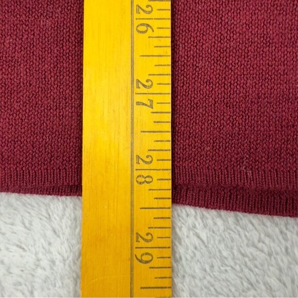 Brooks Brothers Men's Size Large 100% Merino Wool Red Sweater Made in Vietnam - Picture 10 of 10